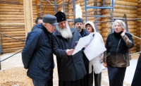 Митрополит Артемий посетил строительную площадку храма в честь святителя Луки Крымского