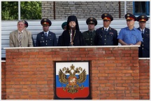 Принятие присяги в ДВЮИ МВД России (5 сентября 2009 года).
