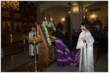 Встреча иконы с частицей мощей cвт. Николая Чудотворца в Хабаровске ( 21 января 2010 года )