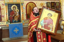Отправление храма-вагона Святителя Иннокентия Иркутского в миссионерскую поездку. 3 июня 2011г.