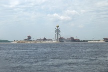 Посещение Большого Уссурийского острова группой по подготовке встречи мощей св.благоверного князя Александра Невского. 15 июня 2011г.