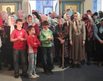 Престольный праздник в храме Покрова Божией Матери. 14 октября 2011 г.