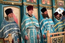 Престольный праздник в храме Покрова Божией Матери. 14 октября 2011 г.