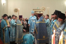 Престольный праздник в храме Покрова Божией Матери. 14 октября 2011 г.