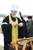 Совершена закладка храма в честь новомученицы Екатерины (Арской) на месте создания необычного поселения - Православной деревни
