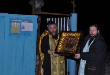 Путешествие иконы Божией Матери "Умягчение злых сердец" по приходам Приамурской митрополии. Вяземский -поселок Хор
