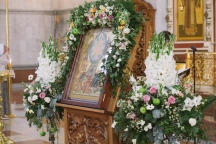 Преображение Господне. Всенощное бдение в Спасо-Преображенском кафедральном соборе г. Хабаровска. 18 августа 2016 г.