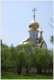 Звонница хабаровского храма прп. Серафима Саровского (17 мая 2008 года)