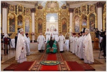 Патриаршее служение в праздник Вознесения Господня. Передача святынь дальневосточным епархиям (5 июня 2008 года)