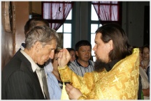 Памятный сплав. Село Софийское. Таинство Крещения (20 июня 2008 года)